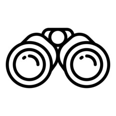 Poster - Discovery binoculars icon. Outline Discovery binoculars vector icon for web design isolated on white background
