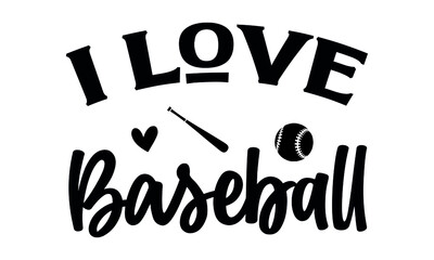 Wall Mural - New Baseball SVG Design template