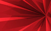 Abstract Red Speed Zoom Geometric Background Vector Illustration.