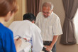 © butsaya33 - Asian Pediatrician man doctor consulting sick girl patient listening lungs using medical stethoscope during disease examination in hospital ward. Hospitalized little child recovering after surgery