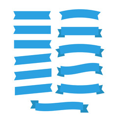 Wall Mural - flat vector ribbons banners flat isolated. ribbons banners