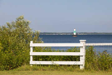 Wall Mural - Escanaba Harbor Crib Light, Michigan