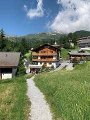 house in the mountains