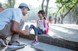 © Odua Images - Back to school. asian pupil with primary student uniform getting ready to school