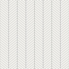 Seamless vector pattern.
Black and white geometric texture, chevron design with zigzag shapes. Floor background.