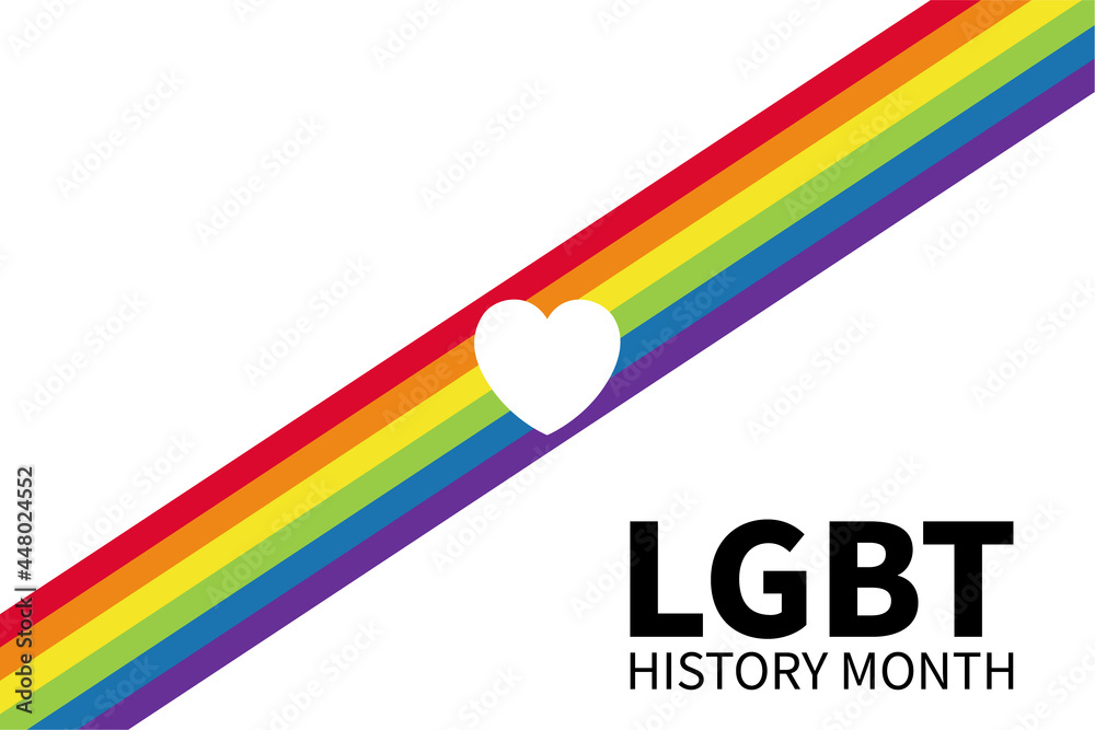 LGBT history month. Gay, bisexual and trans human rights. Annual ...