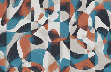 modern photo wallpaper with geometric abstraction. design for wallpaper, wall decor, print, photo wa