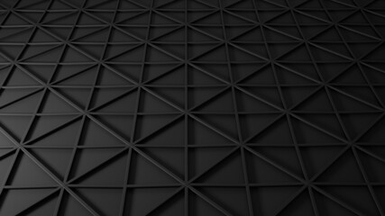 Wall Mural - abstract black wall background. 3d rendering