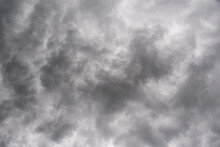 Stormy Sky With Dark Clouds Texture