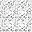 © Nataliya Dolotko - Hygge concept. Hand drawn seamless pattern. Vector