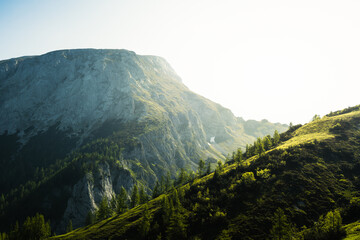 Wall Mural - mountain panorama view