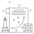 © shmai - Generic competitive strategy and Company Goal Concept Vector Icon Design, Business Strategy Symbol, Marketing plan Sign, administration and operational management Stock illustration