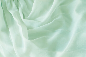 gentle mint green fabric wallpaper