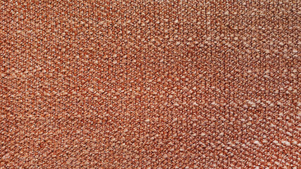 Wall Mural - brown or orange sackcloth texture background. close up woolen drapery background for interior concept.