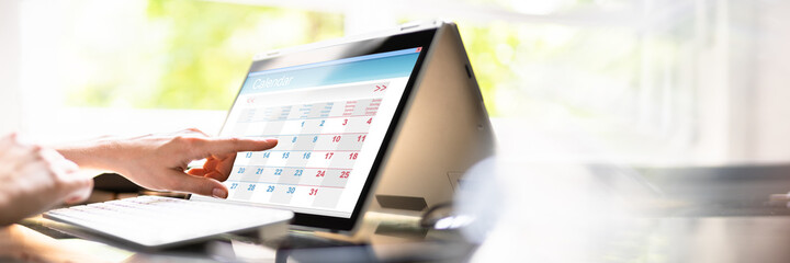 Poster - Executive Calendar With Week Agenda