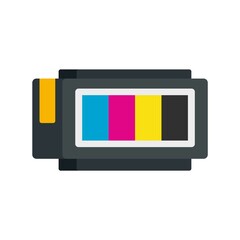 Poster - cartridge accessory icon flat isolated vector