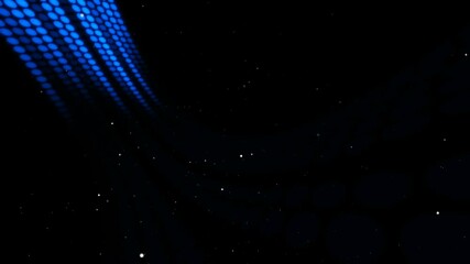 Poster - visionary data flow and transfer on cyber space . 3d rendering computer graphic .