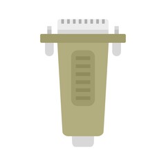 Poster - printer adapter icon flat isolated vector