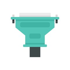 Poster - universal adapter icon flat isolated vector