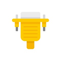 Poster - old computer adapter icon flat isolated vector