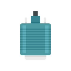 Poster - vga adapter icon flat isolated vector