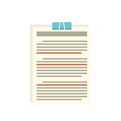 Poster - Editor create icon flat isolated vector