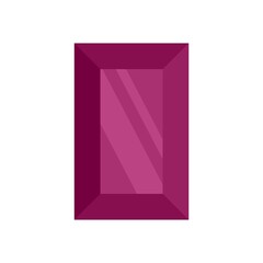 Poster - vintage jewel icon flat isolated vector