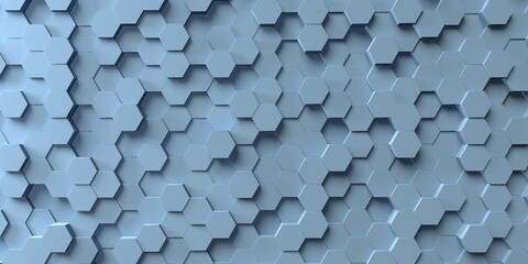 Wall Mural - Abstract hexagon geometry background