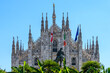 Milano piazza Duomo, cattedrale,  Duomo di Milano