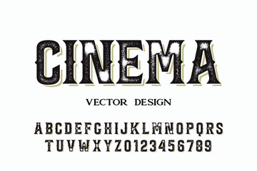 Poster - alphabet font.Vector of colorful stylized font and alphabet, Vector of colorful stylized font and alphabet Typography urban style silver and golden fonts for technology, digital, vector illustration
