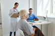 © SHOTPRIME STUDIO - doctor and nurse examining an elderly woman health diagnosis