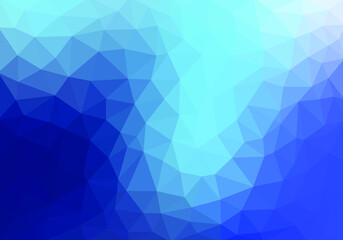 abstract blue background with triangles