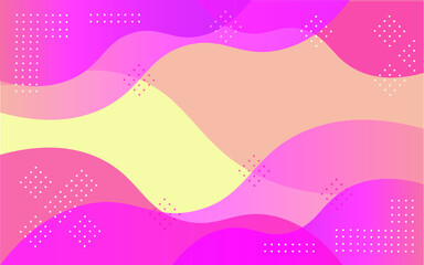 pink pastel gradient wave background with Modern gradient vector illustration