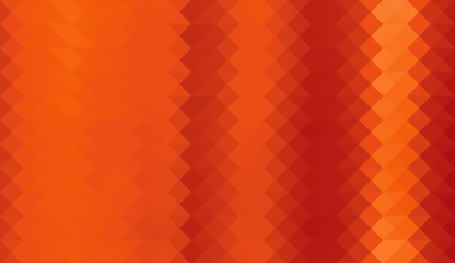 Wall Mural - abstract red and orange triangular graphic background. abstract bright red gradient grid mosaic background for kid, creative, fun, luxury concept background.