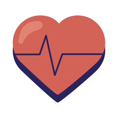 Sticker - heart cardio icon