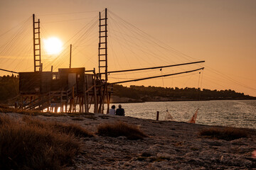 Trabucco San Lorenzo, Vieste, Gargano, Puglia