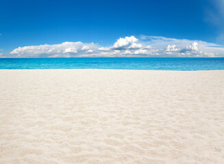 Canvas Print - Caribbean Beach .Paradise. Vacation and Tourism concept.