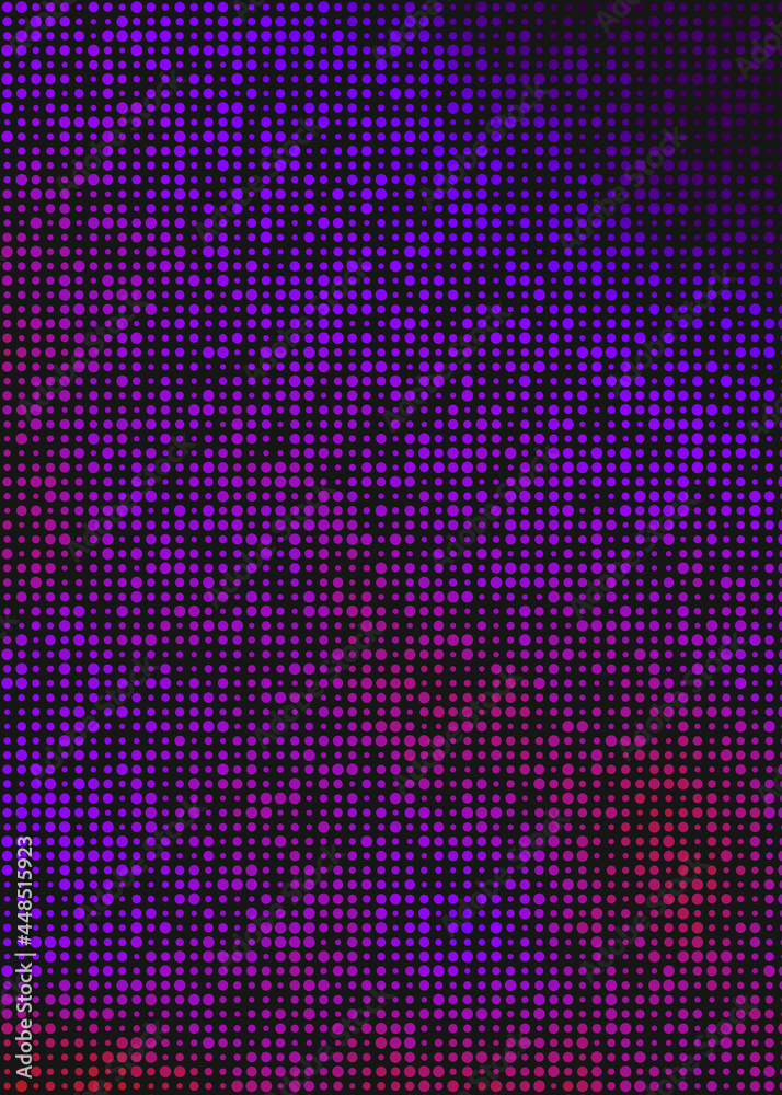 Color Pixels Cloud Abstract Computational Generative Art background illustration
