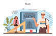 © inspiring.team - Math school subject. Students studying mathematics and algebra