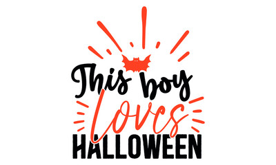 Poster - New Halloween SVG T-shirt Design Template