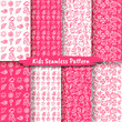 © hendripiss - Set Of Hand Drawn Seamless Patterns for Kids