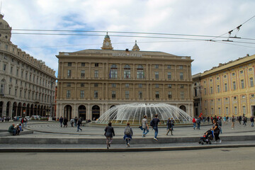 Genoa is the capital of the Italian region of Liguria and the sixth-largest city in Italy. Genoa, Italy, 05.13.2017.