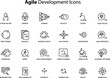 Agile Development Icons , vector