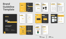 Brand Guidelines Template Brand Guideline Brand Manual Template Brand Style Guidelines Branding Guideline