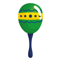 Poster - maraca musical instrument