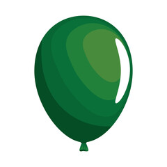 Canvas Print - green balloon helium