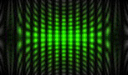 Wall Mural - led tv texture. digital display. green videowall. lcd monitor with points. television background. pi