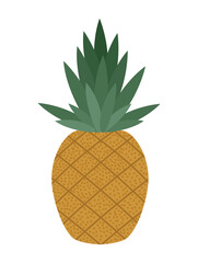 Sticker - pineapple fresh fruit