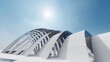 © Annuitti - Futuristic white architecture background 3d render