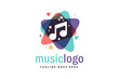 © RIZAL - music logo vector design template